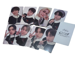 8/15 pièces/ensemble <span class=keywords><strong>Kpop</strong></span> StrayKids GIANT Music Album Photocards Han Hyunjin Felix Selfie Personnel Lomo Cartes Postales en Papier Découpées Fans - Product Image 4