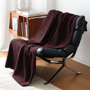 Manta de punto de lujo geométrica, manta de hilo suave <span class=keywords><strong>para</strong></span> Festival, sofá <span class=keywords><strong>para</strong></span> siesta, fábrica al por mayor <span class=keywords><strong>para</strong></span> <span class=keywords><strong>Amazon</strong></span>, Dropshipping, stock listo - Product Image 2