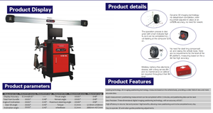 Alineador de Ruedas 3D Económico, Sistema de Medición de Datos de Suspensión Automotriz, Herramienta de Diagnóstico de Alta Resolución, 60 kg - Product Image 5