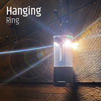 Linterna de Camping Portátil de 450 Lúmenes, Recargable Tipo-C, LED, con Resistencia al Agua IPX5 y 150 Horas de Duración