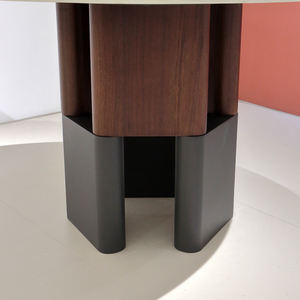 Support rond en métal marbré pour salon moderne avec <span class=keywords><strong>table</strong></span> tournante Meubles de <span class=keywords><strong>table</strong></span> à manger pour la maison - Product Image 6