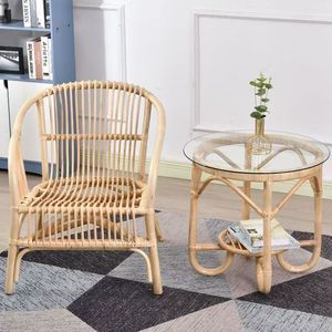 Imported Indonesian Real Rattan <b>Bean</b> <b>Bag</b> Living Room <b>Chairs</b> for Home Furniture Contemporary Design - Product Image 2