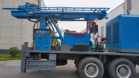 Camion de forage de puits d'eau profonde de 350 m, entièrement hydraulique, pour l'exploration et le forage de sondages
