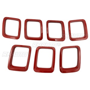 Parrilla Delantera para Coche, Rejilla de Parachoques, Parrilla de Carreras, Kit de Carrocería para Jeep Compass 2017-2020, Accesorios para Coche - Product Image 5