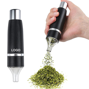 New Manual Press Pen Type Smoke Grinder Detachable Cleaning Single Hand Tobacco Grinder Supply