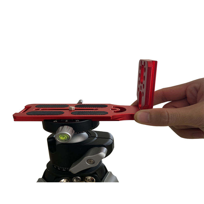 Aluminum Camera Arca Swiss Universal Camera Vertical Shooting L Plate Base Quick Release L Bracket Holder for Camfi Camera