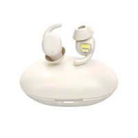 Écouteurs Bluetooth TWS ANC à bruit blanc 15H pour le sommeil latéral avec application intelligente et design ultra-plat de 7 mm