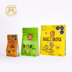 חלון צלול בקר צלול, שקיות פלסטיק רך סטנד-אפ אריזת תחפור מודפס לחטיפים צ 'יפס חום - Product Image 4