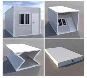 Customized Portable Expandable Breathable Sandwich Panel Steel Modular Container <b>House</b> Shop Dormitory Hotel Villa Use Z-Folding - Product Image 2
