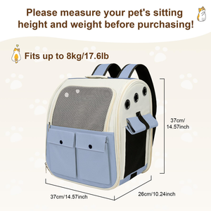 Transportín Multifuncional para Mascotas con Ruedas, Mochila Desmontable para Mascotas, Bolsa de Viaje Transpirable y Portátil para Gatos, para Exteriores - Product Image 2