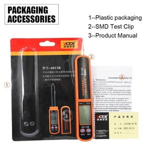 VICTOR 6013B SMD Clip Tweezer Resistor Capacitor Diode Intelligent Smart IC <b>Tester</b> - Product Image 6