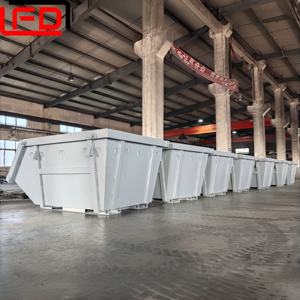 Benne à ordures de recyclage en acier industriel-poubelle de déchets de construction pour l'élimination de chantier - Product Image 2