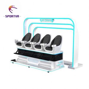 Système de cinéma interactif VR pour quatre personnes - Construction métallique, impression numérique, utilisation en intérieur pour parcs d'attractions commerciaux - Product Image 1