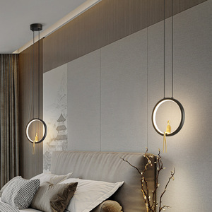 Modern Minimalist All-Copper Pendant <b>Light</b> Luxury Nordic Style Long Cord Lamp for Bedroom Living Room <b>Dining</b> Room Bar Lighting - Product Image 4