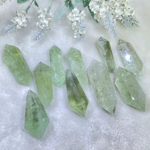 치유를위한 녹색 석영 크리스탈 포인트 타워 DT Prasiolite 녹색 자수정 - Product Image 3