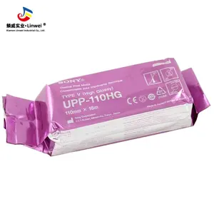 Upp-110hg Thermal Print Media Video Imaging Paper 1 Box 10 Rolls Sets Printer Type Ultrasound Paper for sony