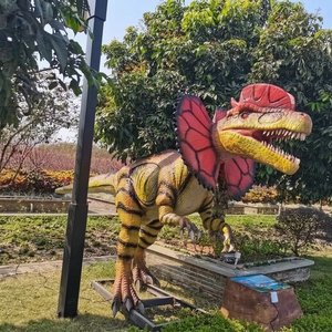 Estatua <span class=keywords><strong>de</strong></span> <span class=keywords><strong>Dinosaurio</strong></span> Carnotaurus <span class=keywords><strong>de</strong></span> Alta Resistencia con Estructura <span class=keywords><strong>de</strong></span> Acero y Cubierta <span class=keywords><strong>de</strong></span> Silicona para Decoración <span class=keywords><strong>de</strong></span> Jardines Exteriores, Parques <span class=keywords><strong>de</strong></span> Atracciones y Lugares Turísticos - Product Image 1