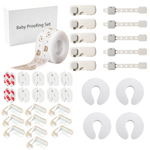 Produits pour bébés de tous types, protection d'angle, produits de sécurité pour bébés, verrous pour tiroirs, protections de table en silicone pour enfants, ensemble de produits de soins pour bébés - Product Image 1