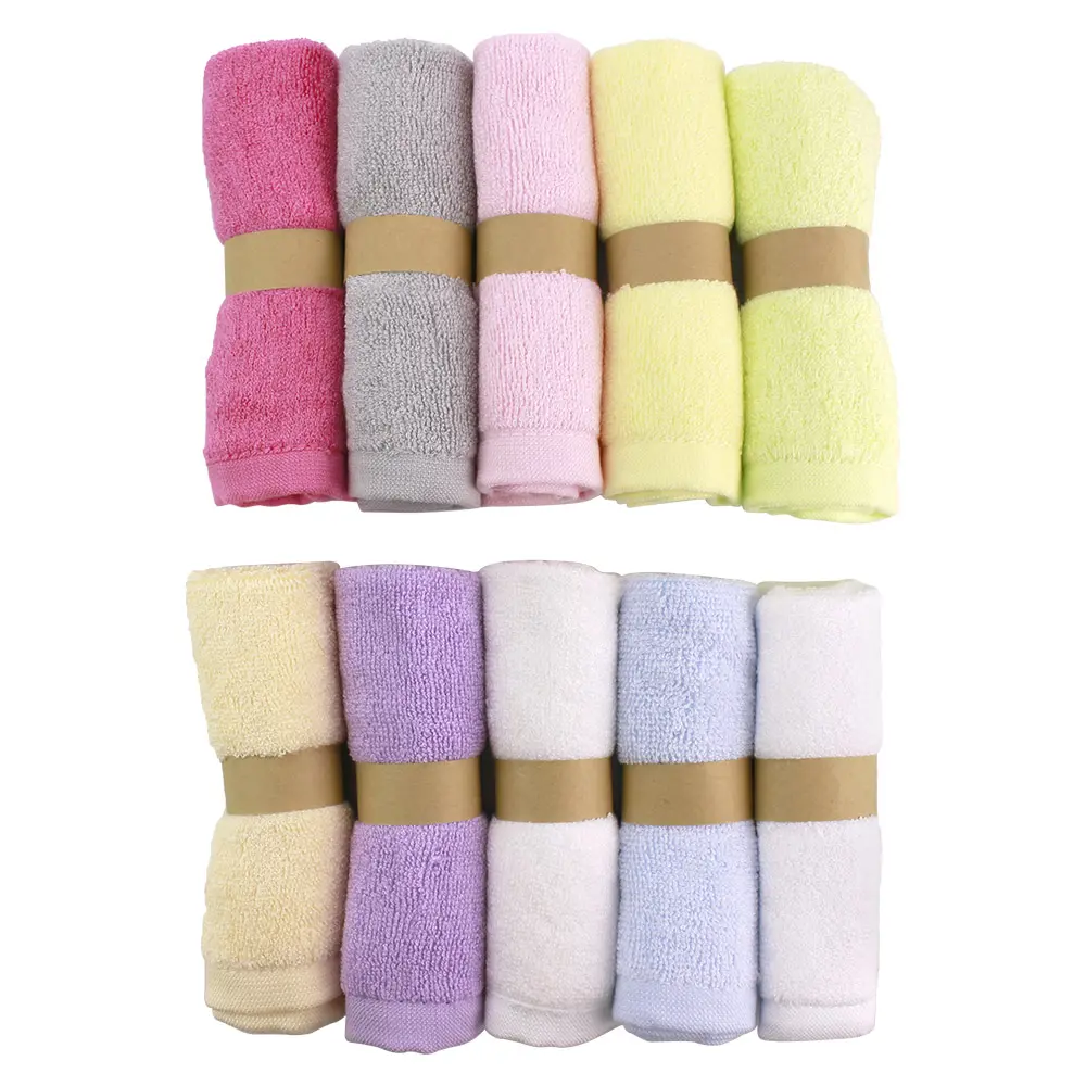 Wholesale organic soft face towels eco friendly bamboo organic bamboo fiber face washcloths baby bamboo towel