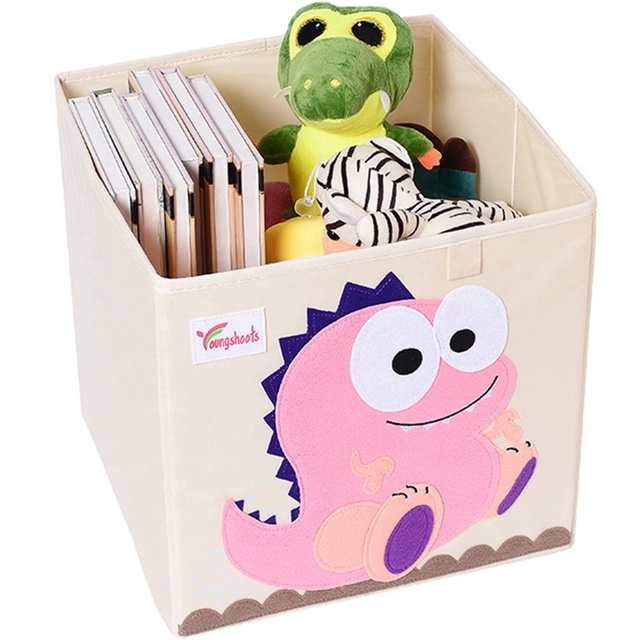Low Moq Custom Digital Printing Pattern Storage Box Toys Homes Storage Box Cube Storage Boxes