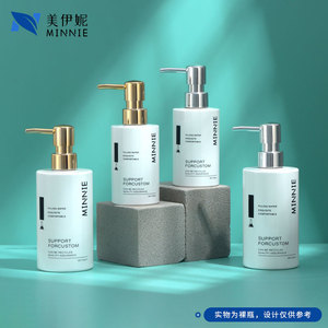 Minnie Flat Shoulder Pet <b>Bottle</b> 300ml With <b>Pump</b> For Hand Soap Shower Gel Dispenser - Product Image 5