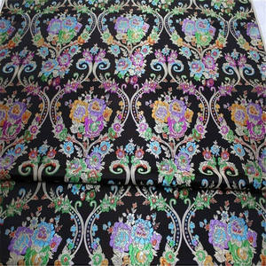 Tela de Brocado con Diseño Floral Oriental de Alta Calidad a Precio Competitivo, Novedad para Ropa y Disfraces Vintage de Dama - Product Image 2
