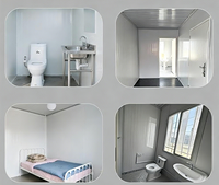 Maison préfabriquée modulaire de 20 pieds, détachable, conteneur portable, emballage plat, bureau mobile en verre, mini-maison fabriquée à partir de conteneurs