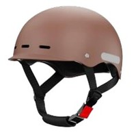 Casque de moto demi-intégral unisexe avec visière en ABS, idéal pour les trajets quotidiens en toutes saisons
