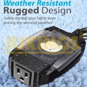 CETL Approved 24-Hour Mechanical Christmas Light <strong>Timer</strong> 1-3 Prong Water Resistant Copper &amp; PVC General Purpose <strong>Plug</strong> <strong>with</strong> Socket - Product Image 3