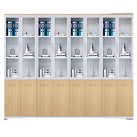 Armoire de rangement moderne pour école, maison ou bureau, grande armoire en bois massif et métal avec serrure à clé, couleur RAL personnalisée, gain de place