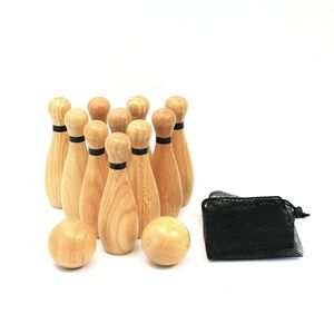 Enfants Apprentissage précoce Intelligence Parent-Enfant Interactif Pratique Force Exercice Jouets Nouvelle-Zélande Pin Durable Bowling - Product Image 1