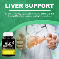 Suplemen Herbal Ekstrak Silymarin Langsung dari Pabrik, Ekstrak Milk Thistle, Kapsul Milk Thistle untuk Dewasa