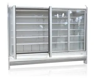 透明ガラスドアチェスト冷凍庫