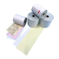 Papier à factures en accordéon personnalisé 1 plis 2 plis 3 plis 241 mm de largeur Papier autocopiant pour imprimante matricielle
