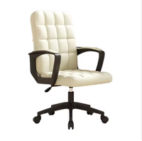 Chaise de bureau moderne pour la maison, chaise d'étude pour étudiants avec dossier relevable, chaise pivotante confortable avec accoudoirs