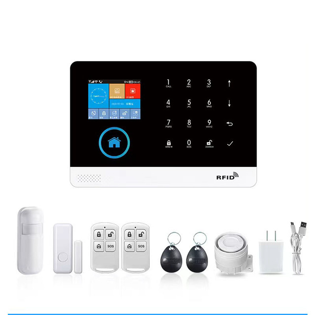 PG103 Alarm System for Home Burglar Security 433MHz WiFi 4G Alarm Wireless Tuya Smart Alarm App Control