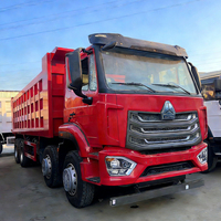 Camion benne d'occasion Sinotruk Howo 8x4 6x4, 40 mètres cubes, 12/10 roues, à vendre