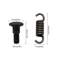 Kit d'embrayage avec boulons et rondelles ondulées pour accessoires de tondeuse Honda GX35 430, débroussailleuse, tondeuse à gazon, petit moteur