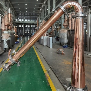 <span class=keywords><strong>Kit</strong></span> de Distillation Professionnel en Cuivre et Acier Inoxydable 50L/100L/200L - Distillateur de Vodka/Brandy/Rhum/Whisky avec Plaques à Bulles - Product Image 3