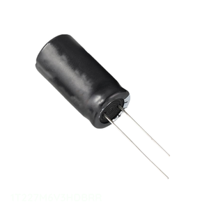 ตัวเก็บประจุแบบรูทะลุ (Through Hole) ยี่ห้อ Manufacturer Channel รุ่น 220 uF 1T227M6V3HDBRR  ชนิดอลูมิเนียม ความจุ 220UF 20% แรงดัน 6.3V แบบขาเรเดียล T - Product Image 1
