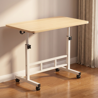 Table de bureau moderne 2026 à hauteur réglable avec roulettes, bureau portable de haute qualité pour la maison et le salon