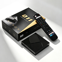 Versión Global Q11 Android 14.0 TV Box Amlogic S905X4 4G 32G 8K Reproductor Multimedia Inteligente con Control Remoto por Voz BT, Wifi 5G, Set-Top Box