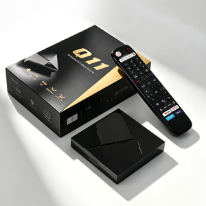 Version Globale Q11 <span class=keywords><strong>Android</strong></span> 14.0 Boîtier TV Amlogic S905X4 4G 32G Lecteur Multimédia Intelligent 8K avec Télécommande Vocale BT et Wi-Fi 5G Décodeur - Product Image 1