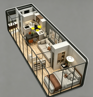 Maison Capsule de Luxe Apple Cabin, Maison Préfabriquée, Tiny House, Maison Mobile, Grande Fenêtre, Hôtel de Station Balnéaire en Montagne, Vente en Gros Direct Usine