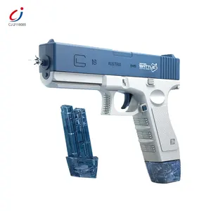 Chengji-pistola de agua de plástico para niños, juguete de pistola de agua eléctrica de alta potencia, estilo de batalla en aerosol, pistola de tiro continuo, 2023