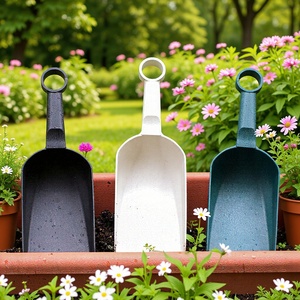 Pelle de jardin en plastique à lame carrée 6075 degrés pour le mélange du sol, la plantation, la fertilisation, utilisation en extérieur - Product Image 1