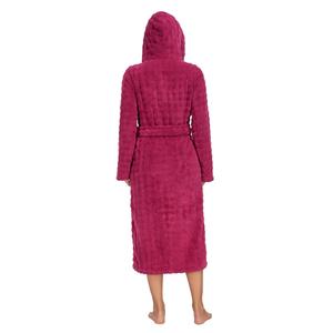 Hoge Kwaliteit Roze Super Zachte Sexs Flanellen Badjas Dames Bruidsmeisje Fleece Badjas - Product Image 3