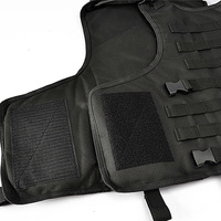 Gilet tactique multifonctionnel rayé - Imperméable, capacité 20-36L, utilisation en extérieur, vêtements en polyester