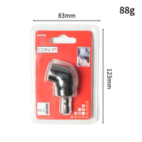 Adaptateur d'extension d'angle à 105 degrés pour perceuse électrique, en acier à haute teneur en carbone, qualité industrielle, portable, OEM, pour embouts de tournevis hexagonaux