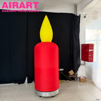Bougies gonflables décoratives pour les fêtes, bougies gonflables décoratives pour événements